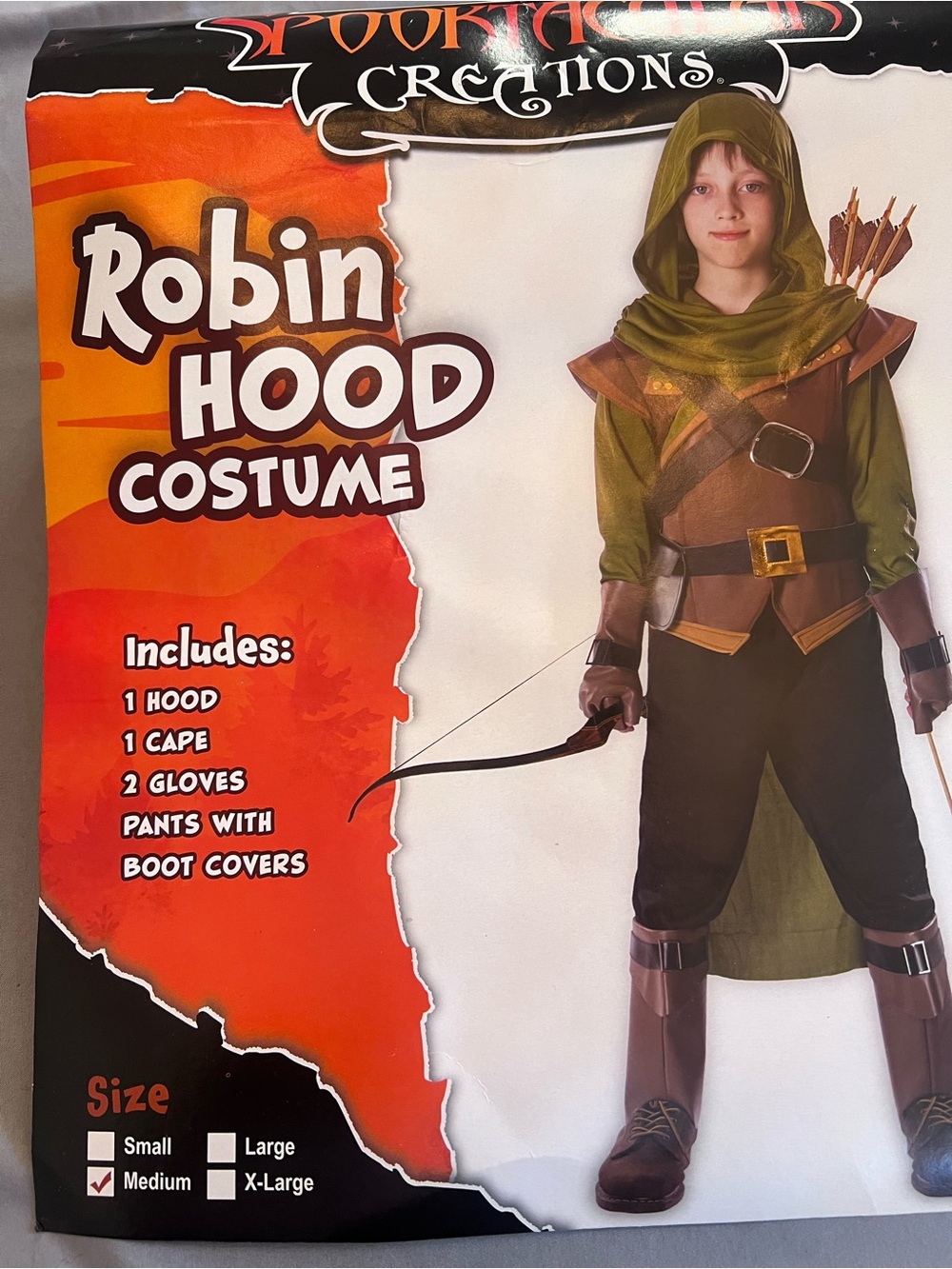 Robin Hood Kids Costume - Green and Brown